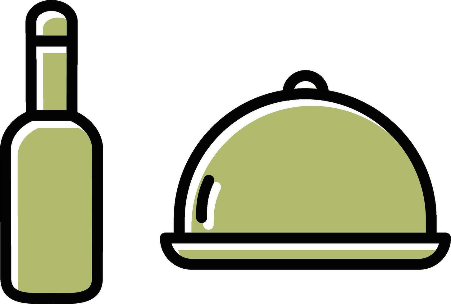 Food and Beer Vector Icon