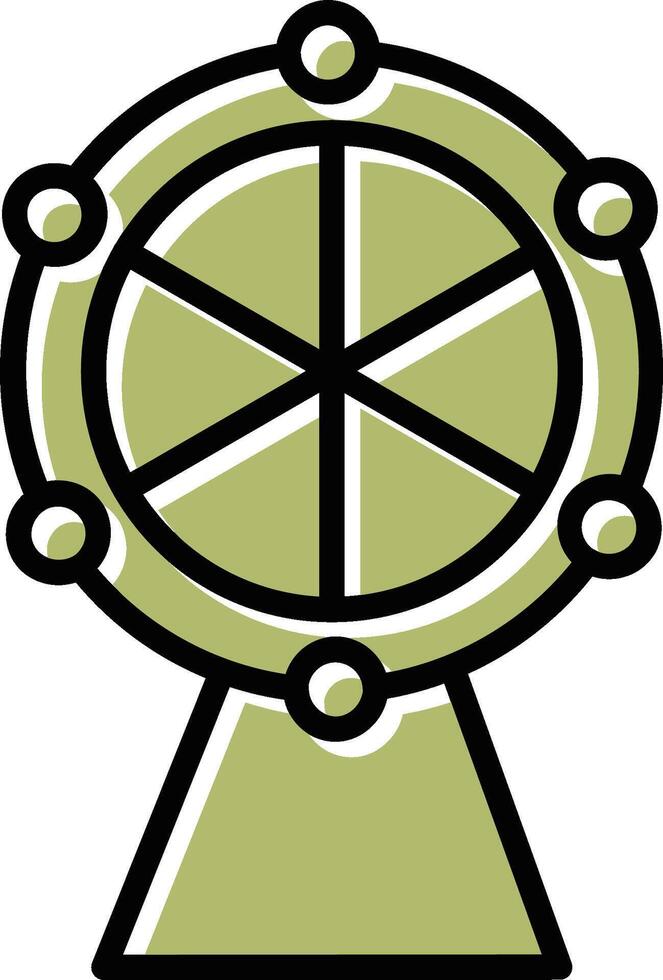 Ferris Wheel Vector Icon