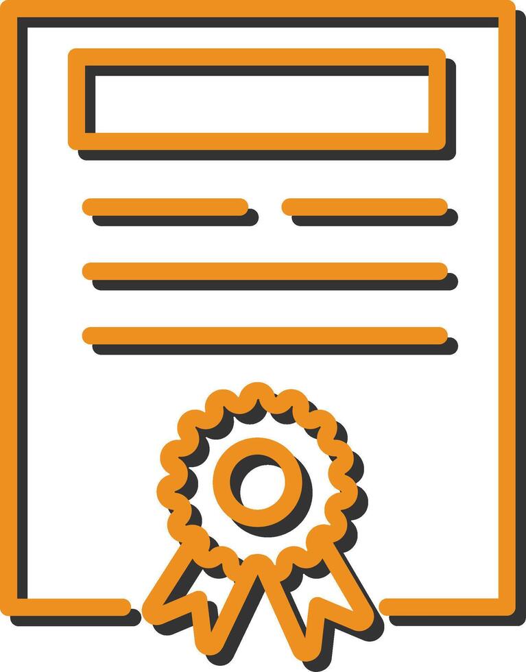 Certificate Vector Icon