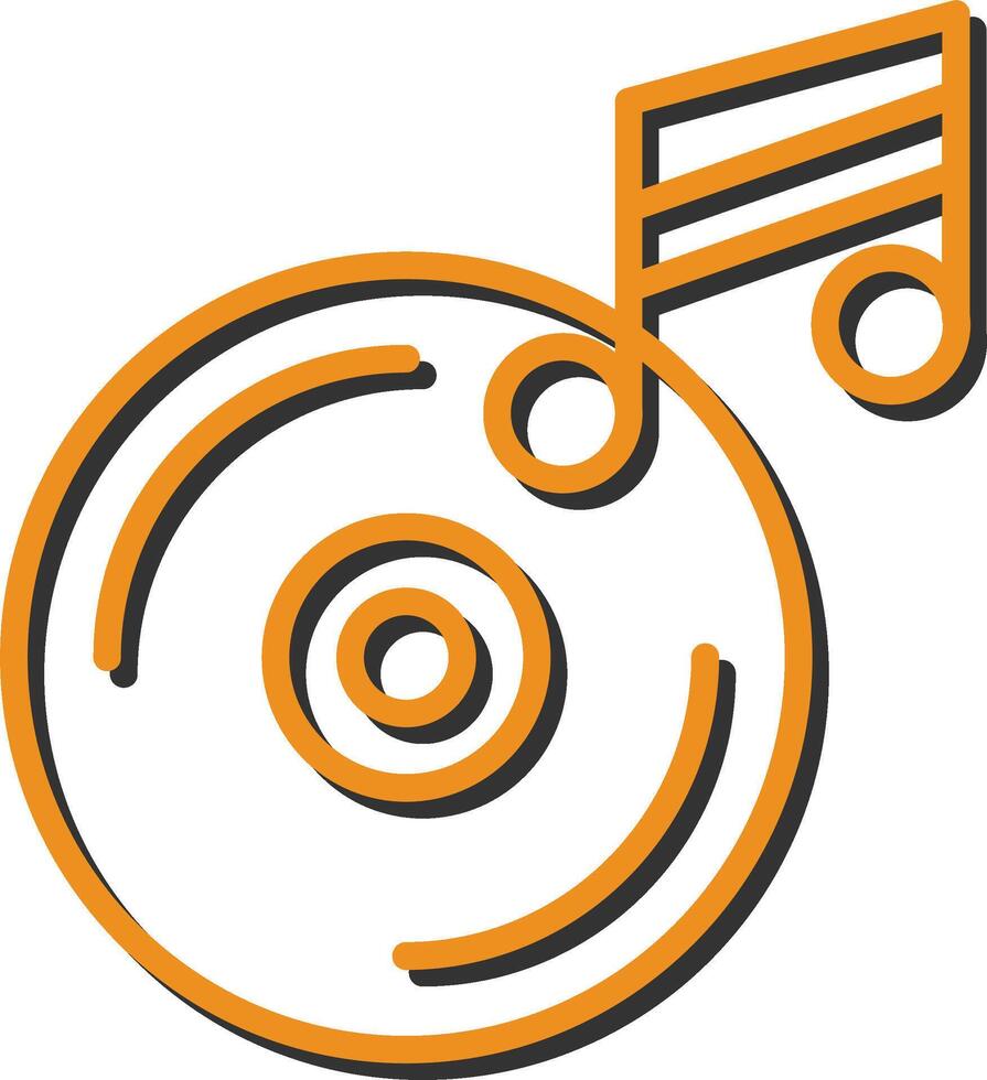 Music CD Vector Icon