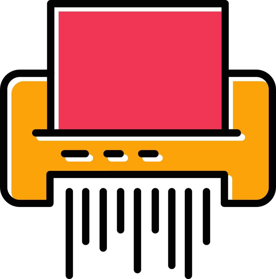 Paper Shredder Vector Icon