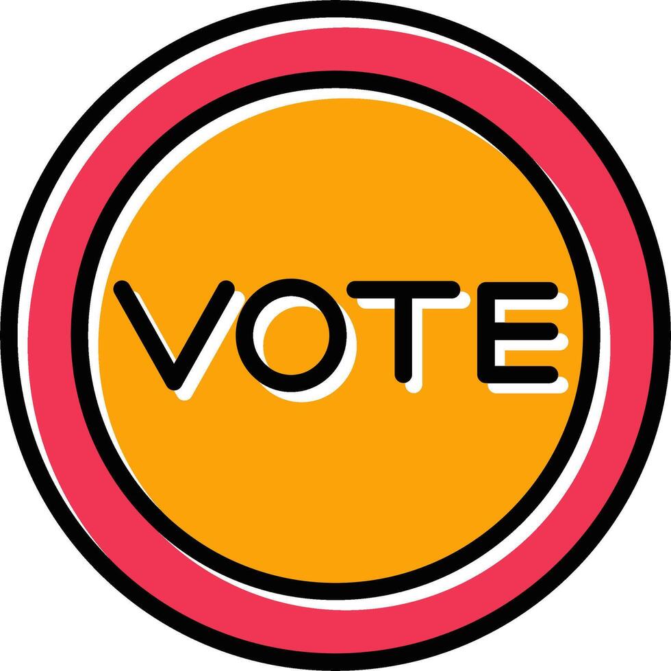 Vote Link Vector Icon