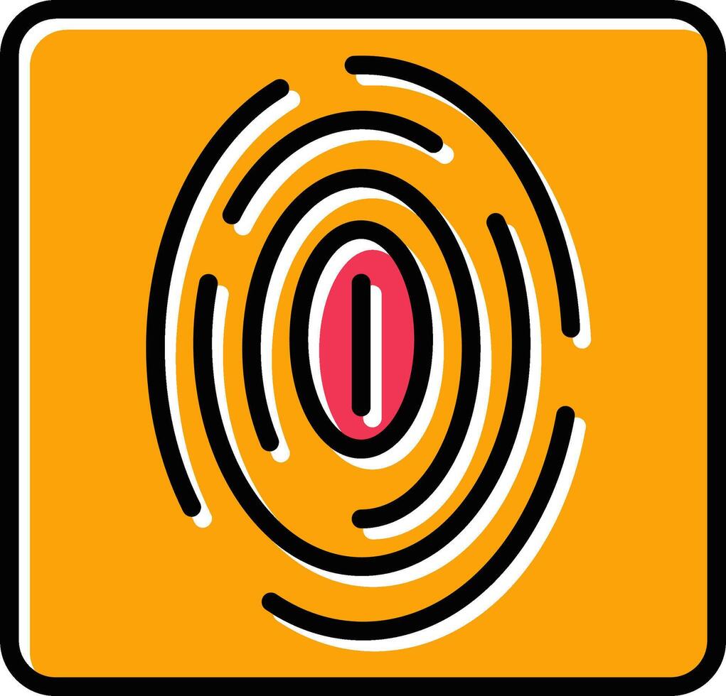 Fingerprint Vector Icon