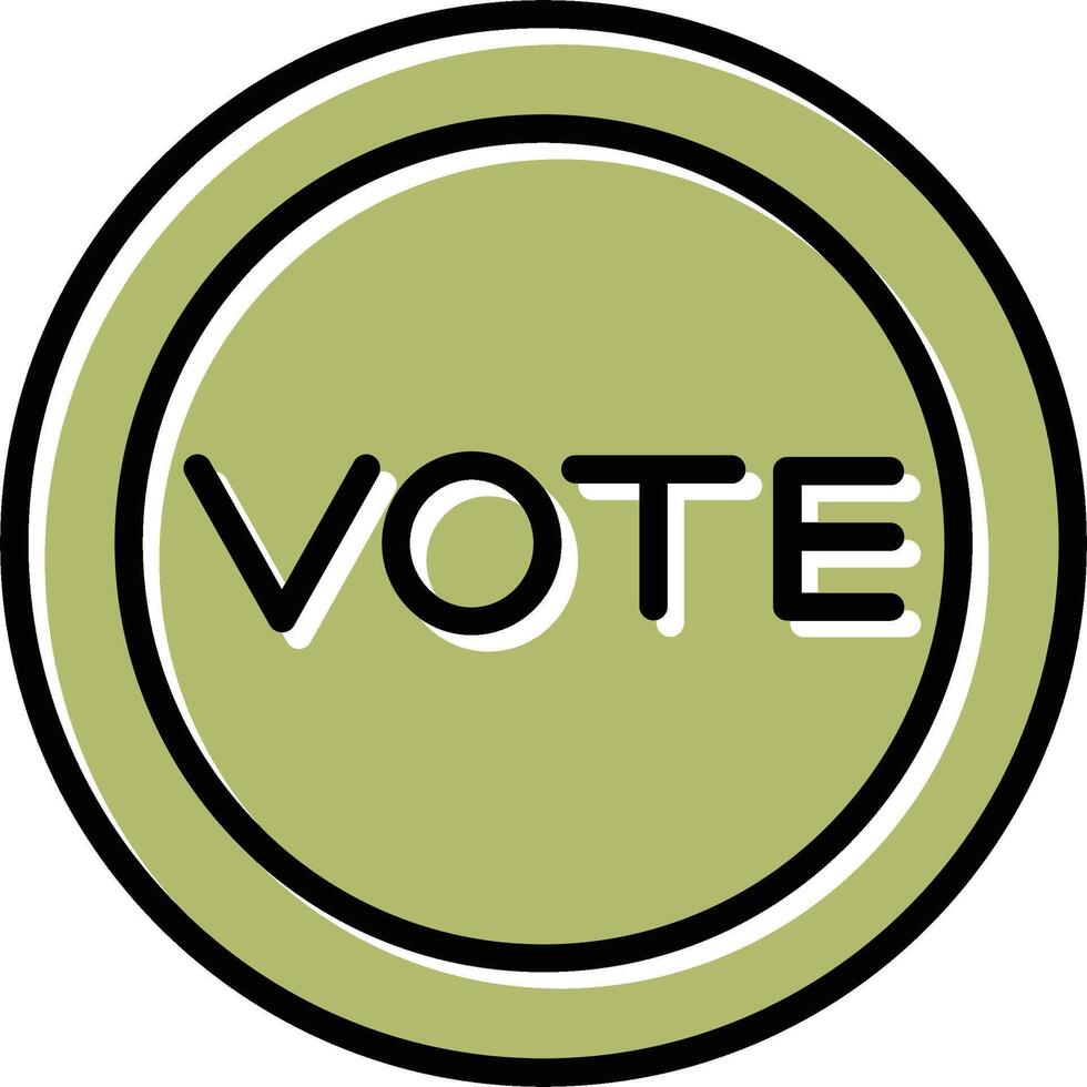 Vote Link Vector Icon