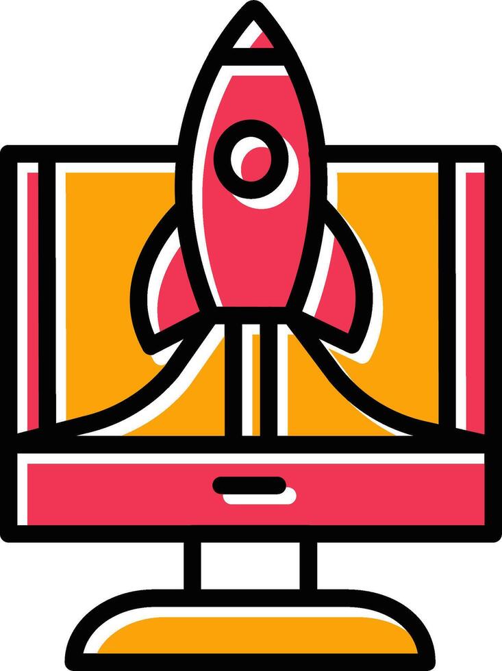 Business Launch Vector Icon