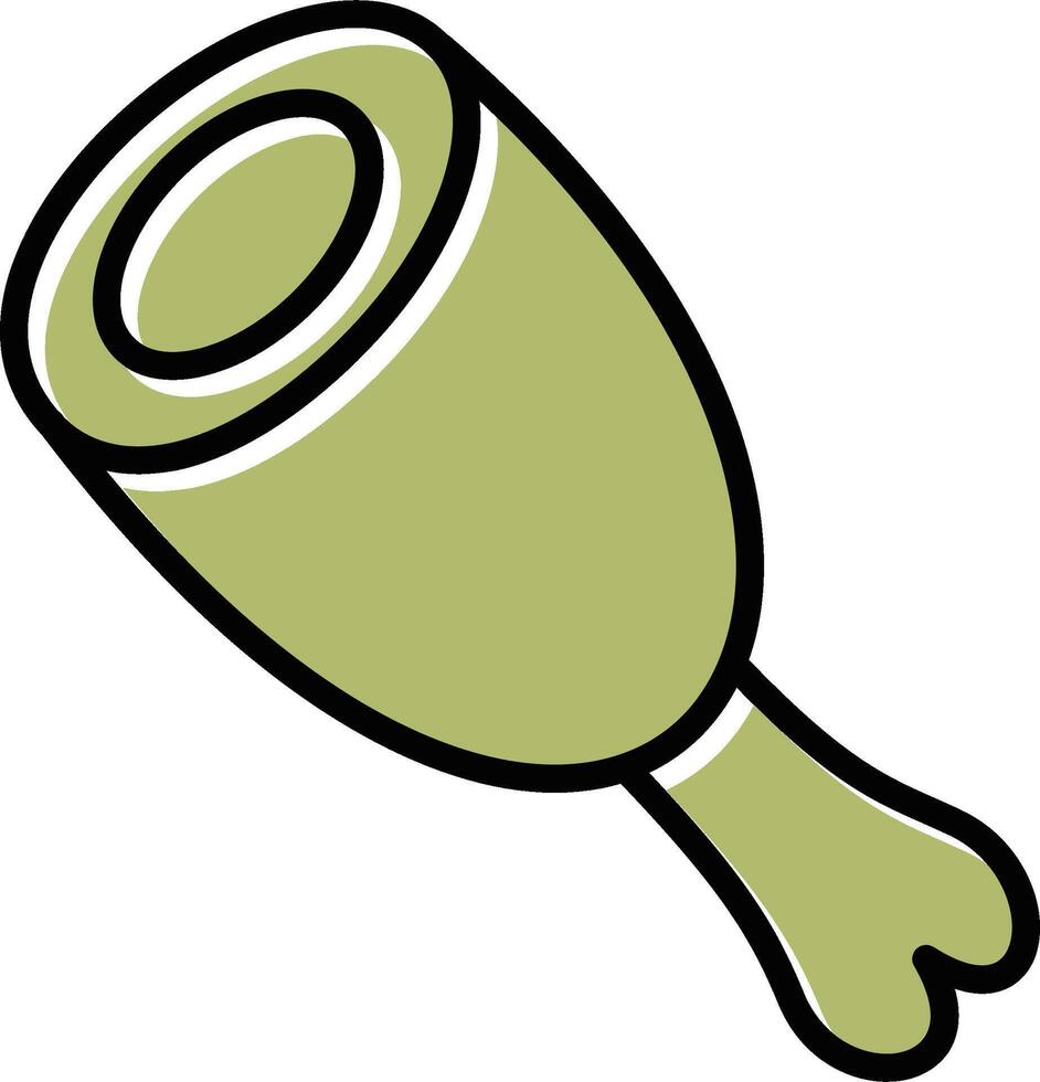 Cooked Ham Vector Icon