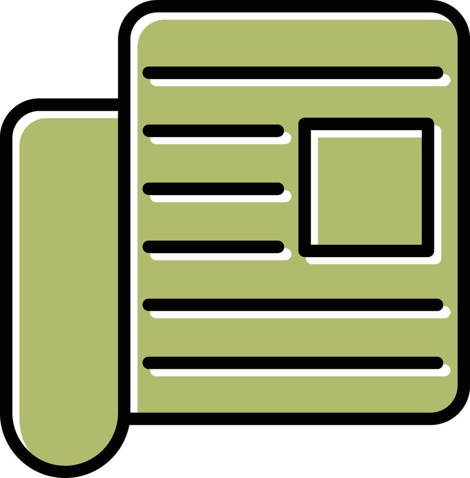 Newspaper Vector Icon