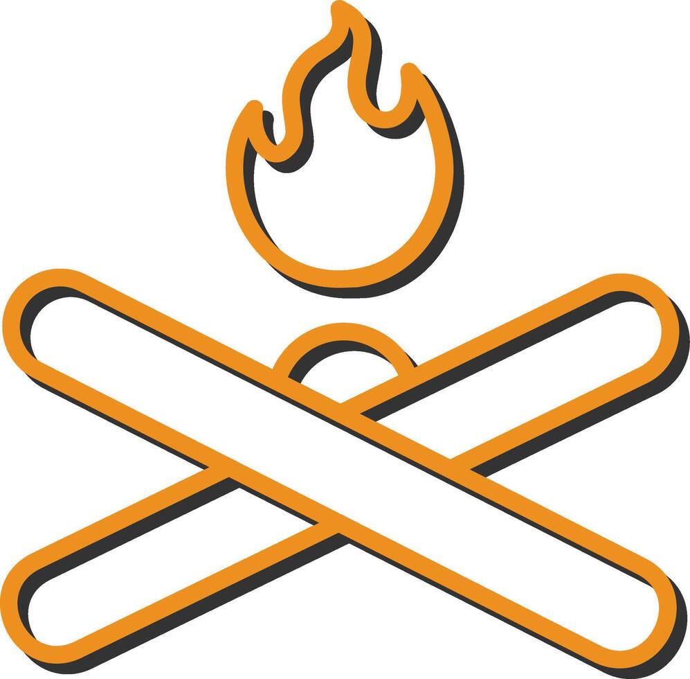 Bonfire Vector Icon
