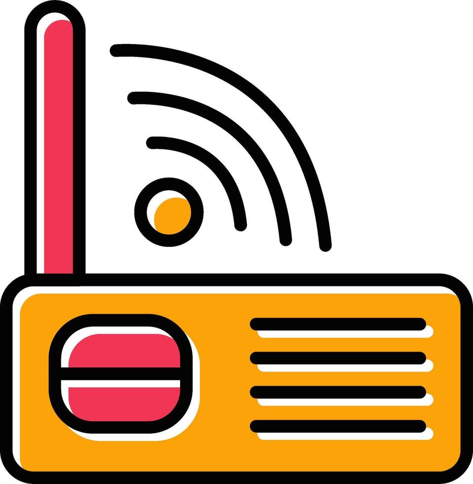 Modem Wifi Vector Icon