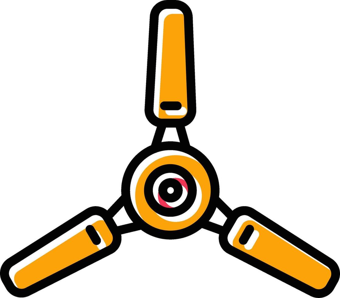 Electric Fan Vector Icon