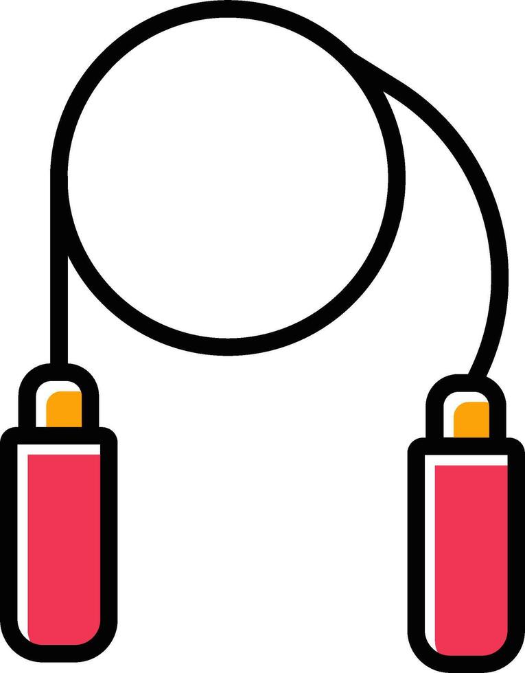 Jumping Rope Vector Icon