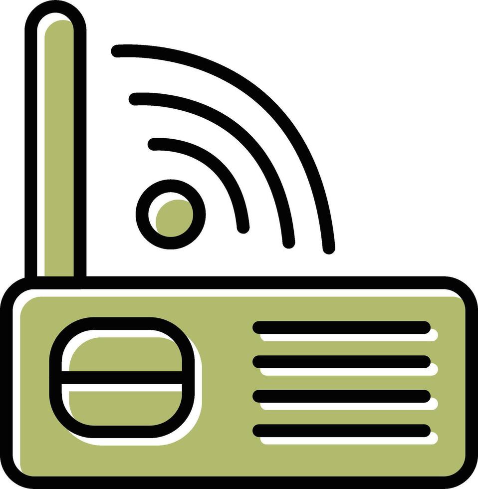 Modem Wifi Vector Icon