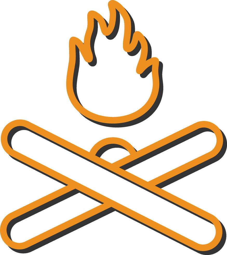 Bonfire Vector Icon