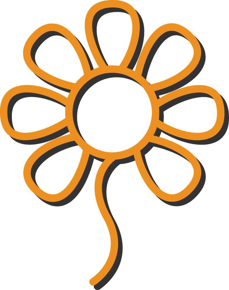 Small flowers Vector Icon