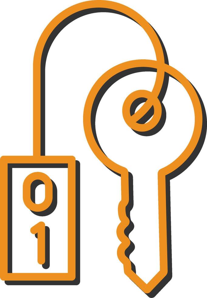 Hotel Keys Vector Icon