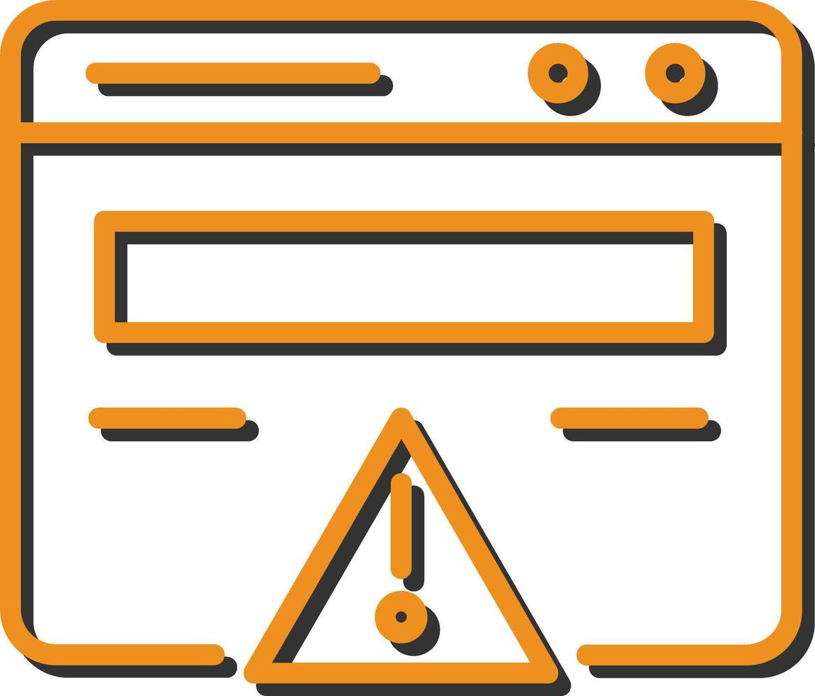 Web Error Vector Icon