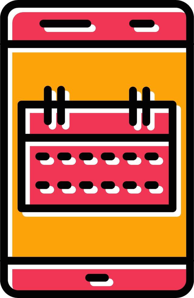 icono de vector de calendario