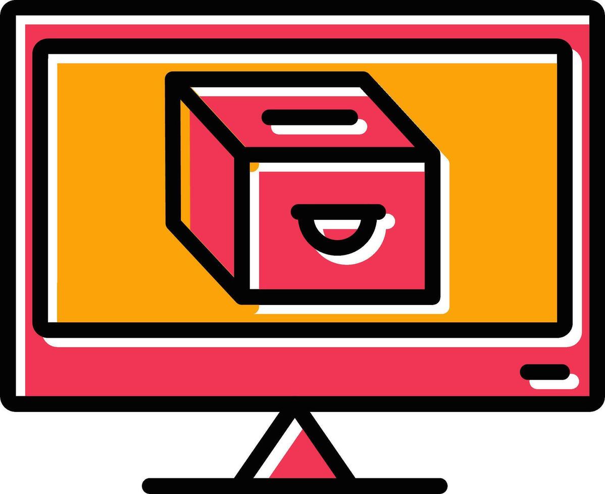 Online Vote Vector Icon