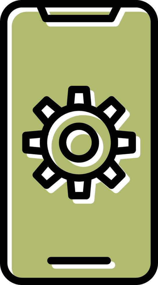 Mobile App Developing Vector Icon