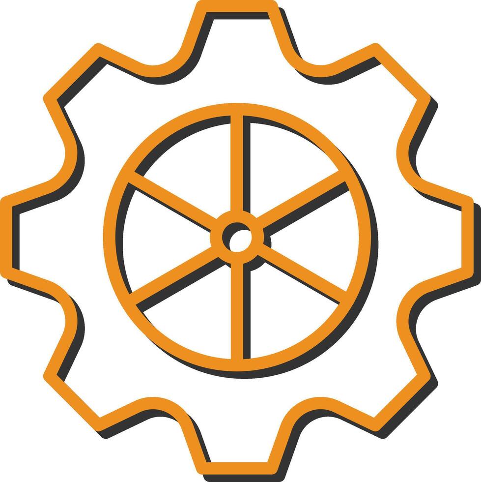 Wheel Vector Icon