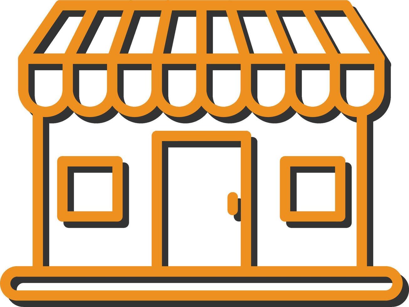 icono de vector de tienda