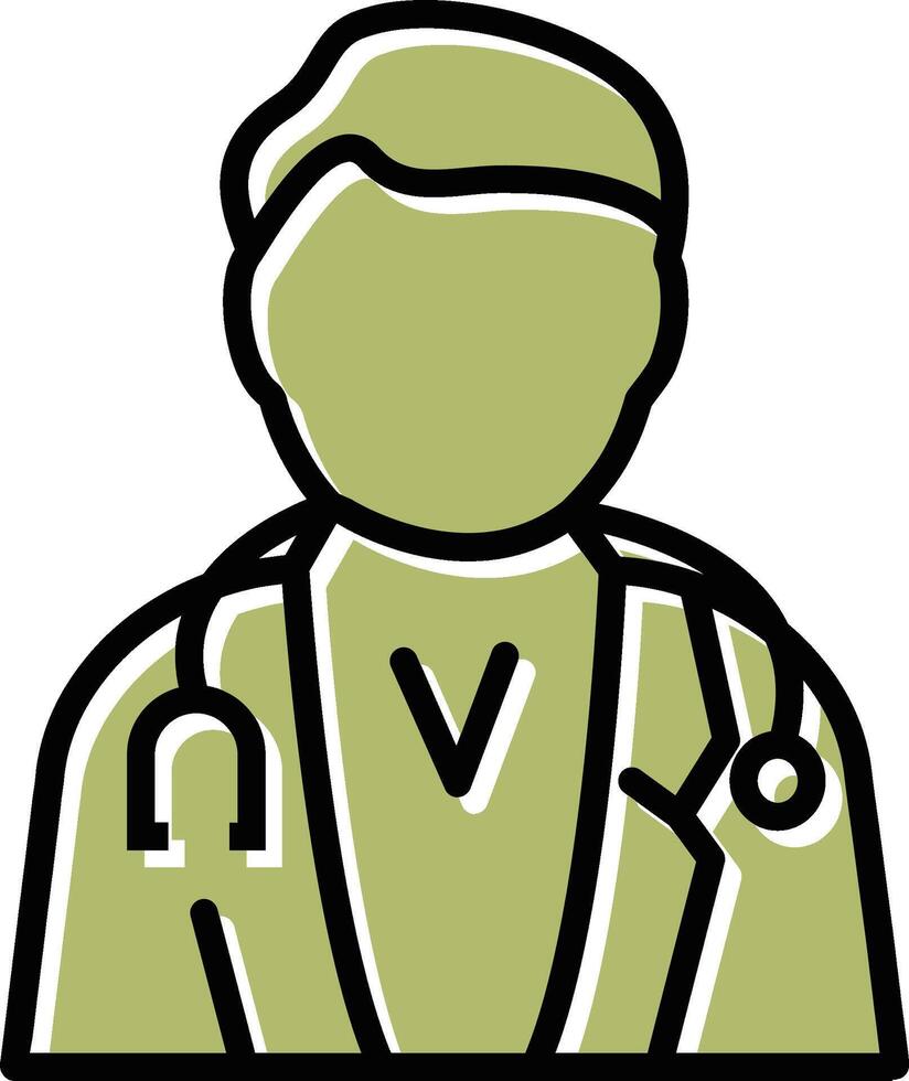 Male Doctor Vector Icon