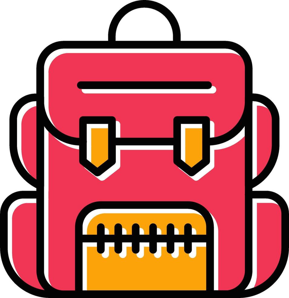 Backpack Vector Icon