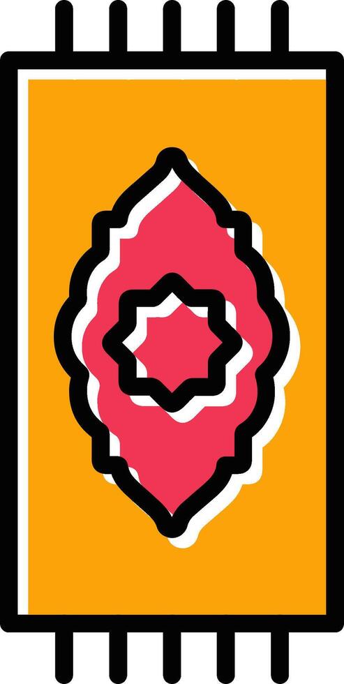 Prayer Rug Vector Icon