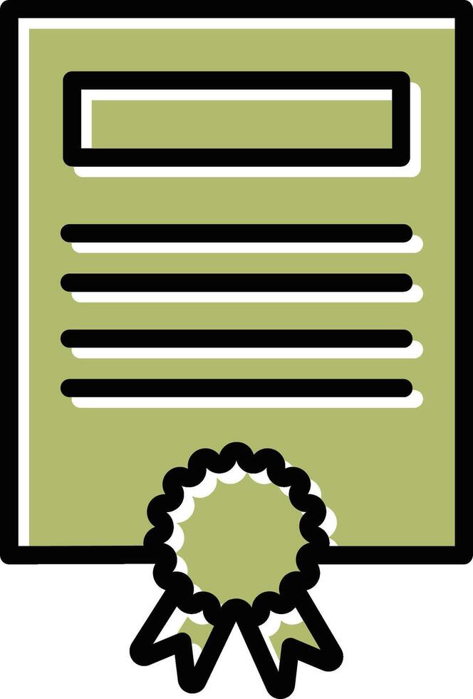 Certificate Vector Icon