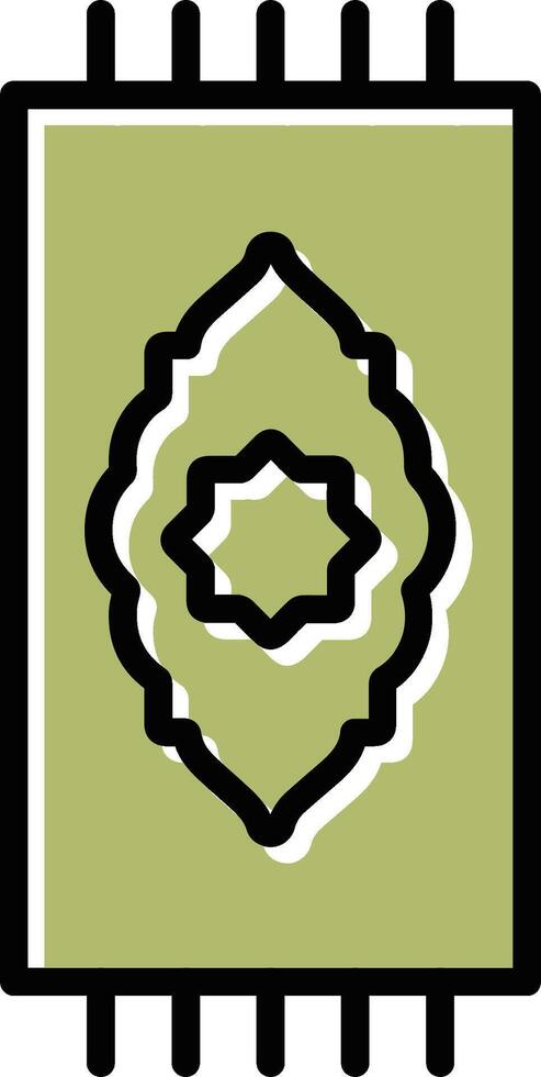 Prayer Rug Vector Icon