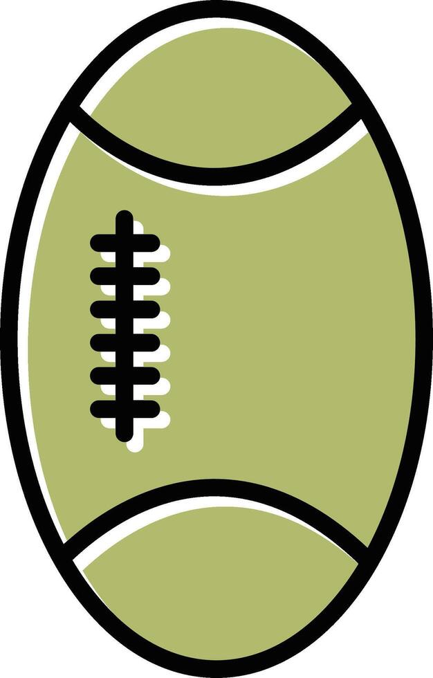 Rugby Vector Icon