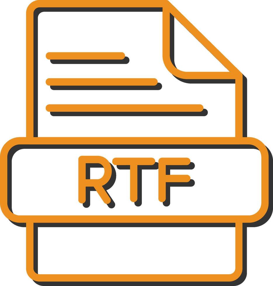 RTF Vector Icon