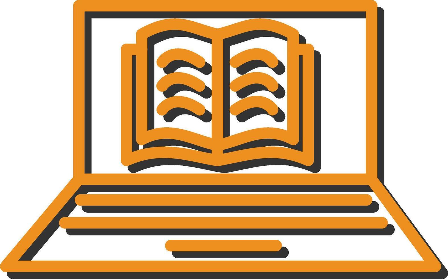 Online Books Vector Icon