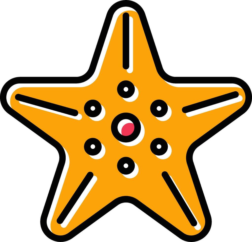 Starfish Vector Icon