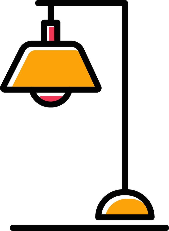 Lamps Stand Vector Icon