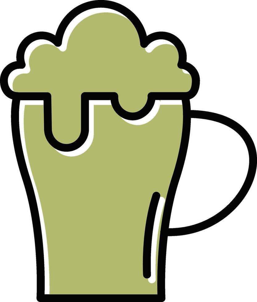 icono de vector de jarra de cerveza