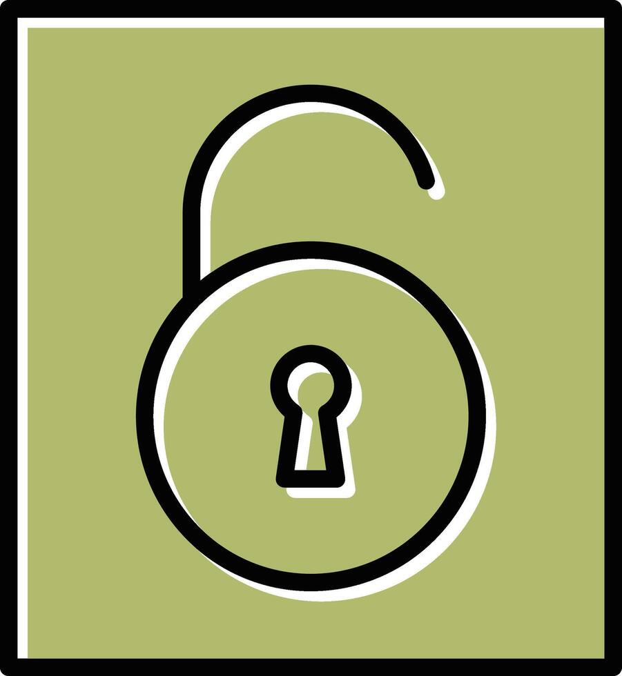 Open Lock I Vector Icon
