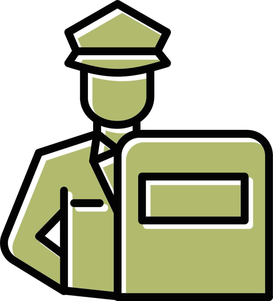 Riot Police Vector Icon