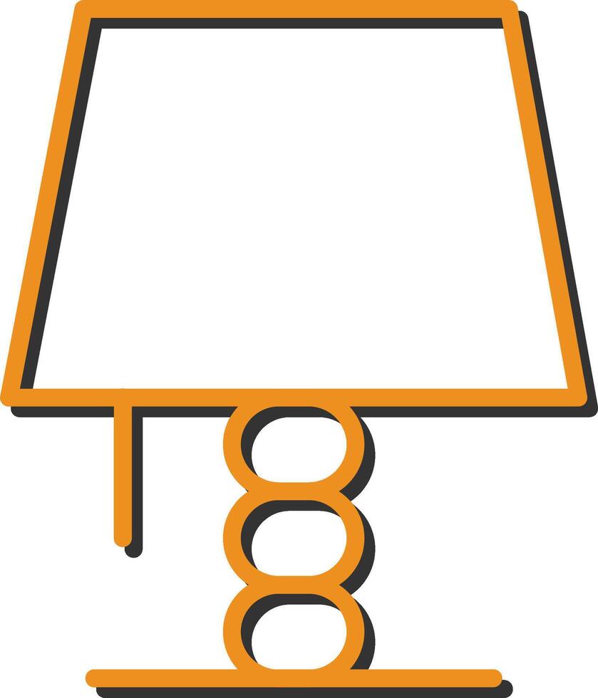 icono de vector de lámpara