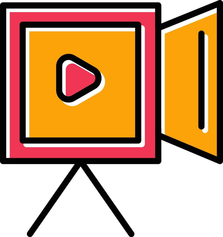 Video Recording Vector Icon