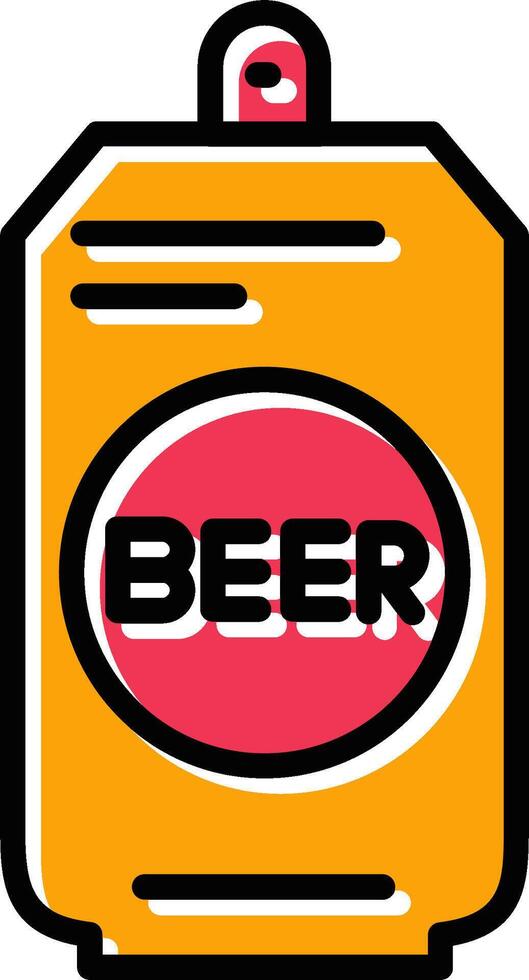 Beer Can II Vector Icon