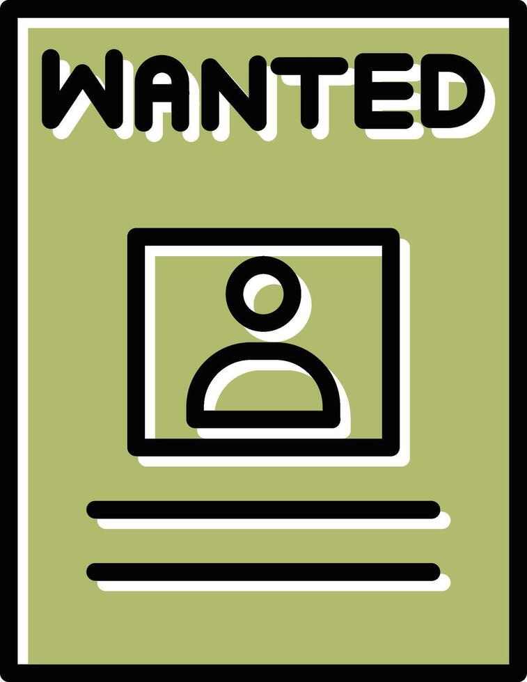 Wanted Poster Vector Icon