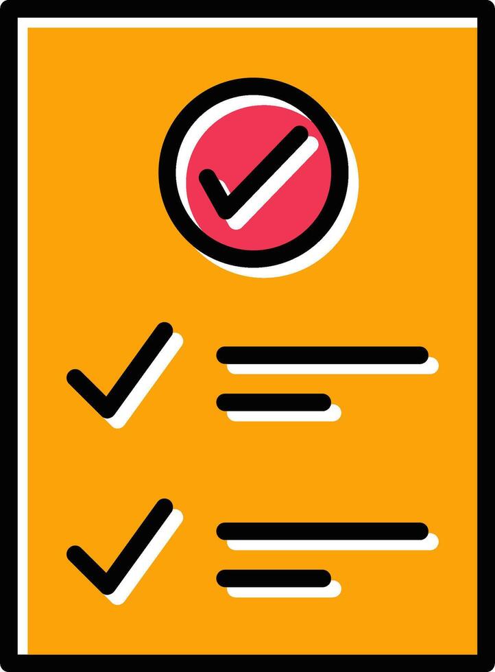 Check Up List Vector Icon