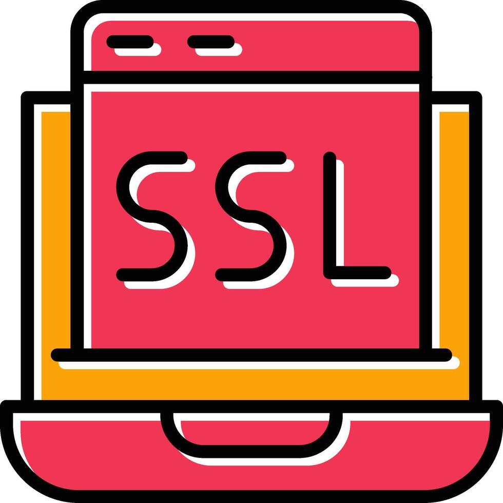 icono de vector de ssl