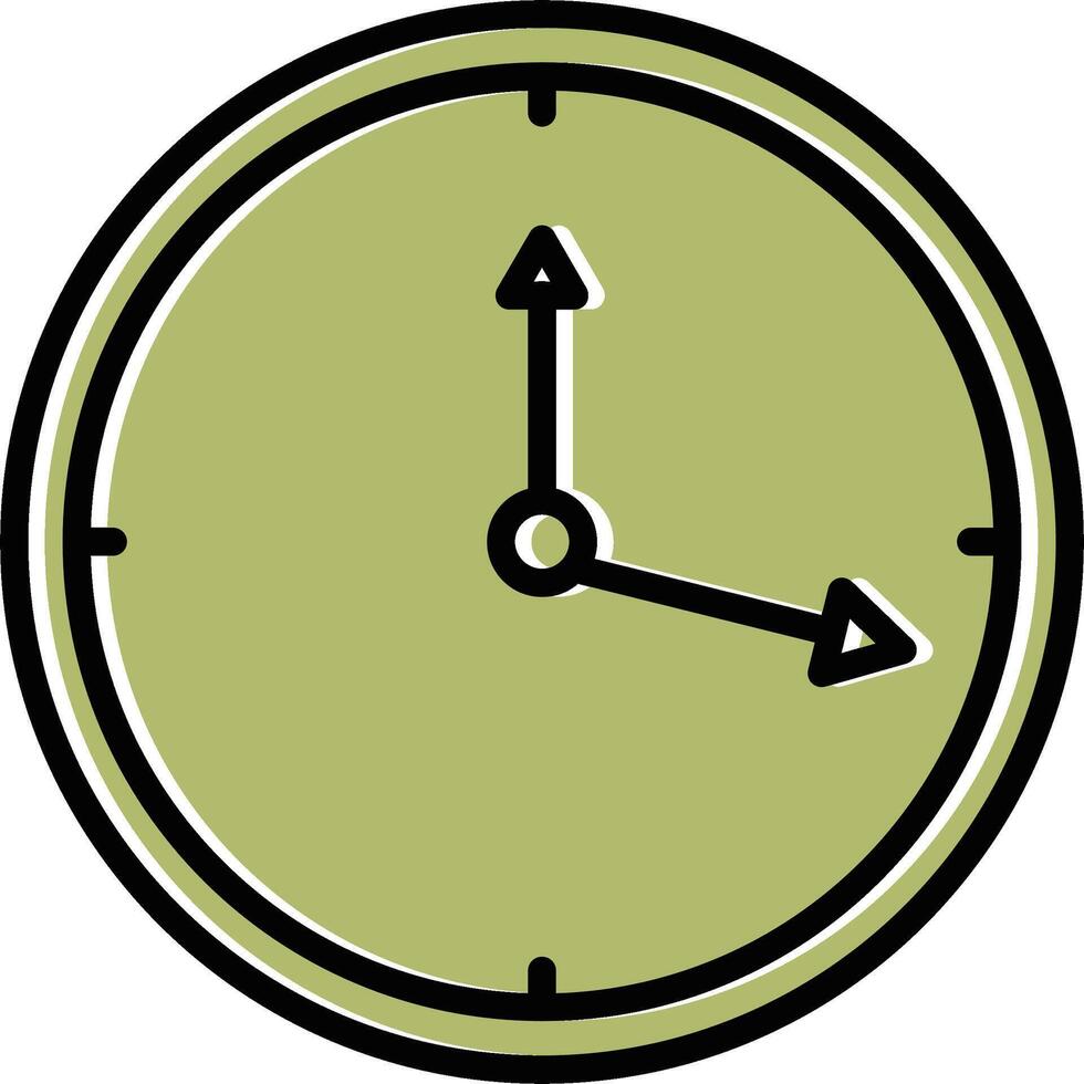 icono de vector de reloj