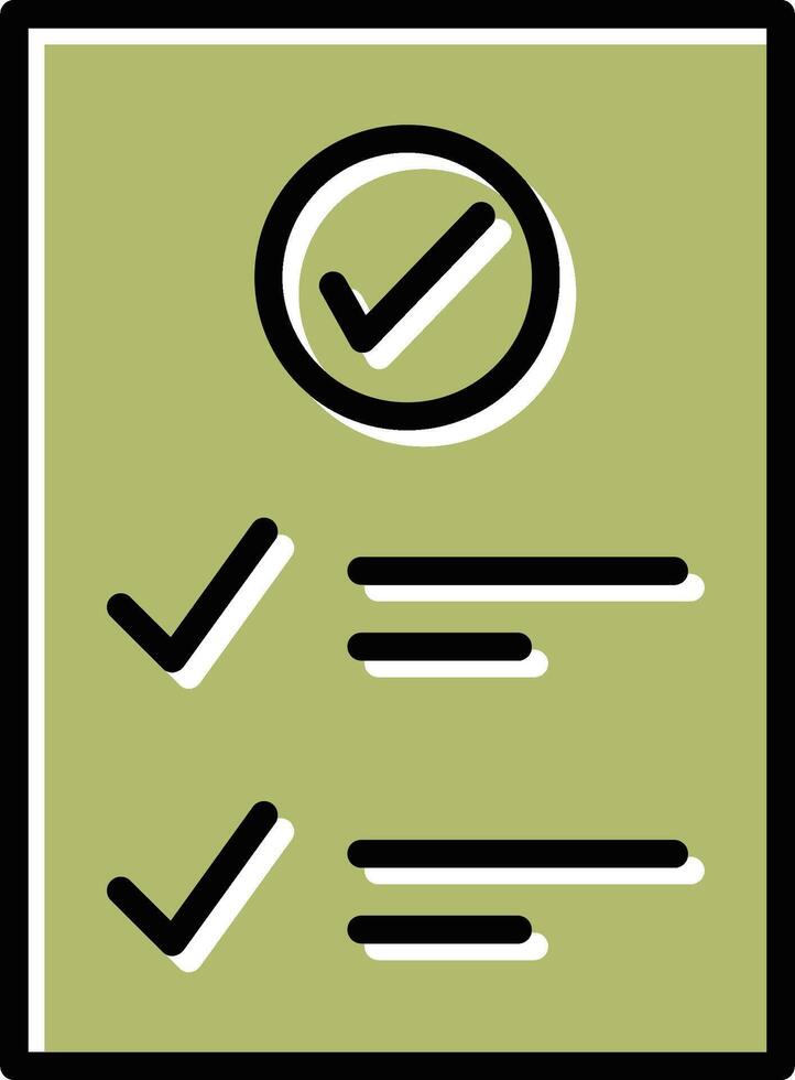 Check Up List Vector Icon