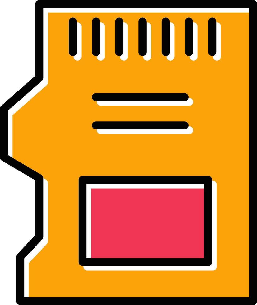 SD Card Vector Icon