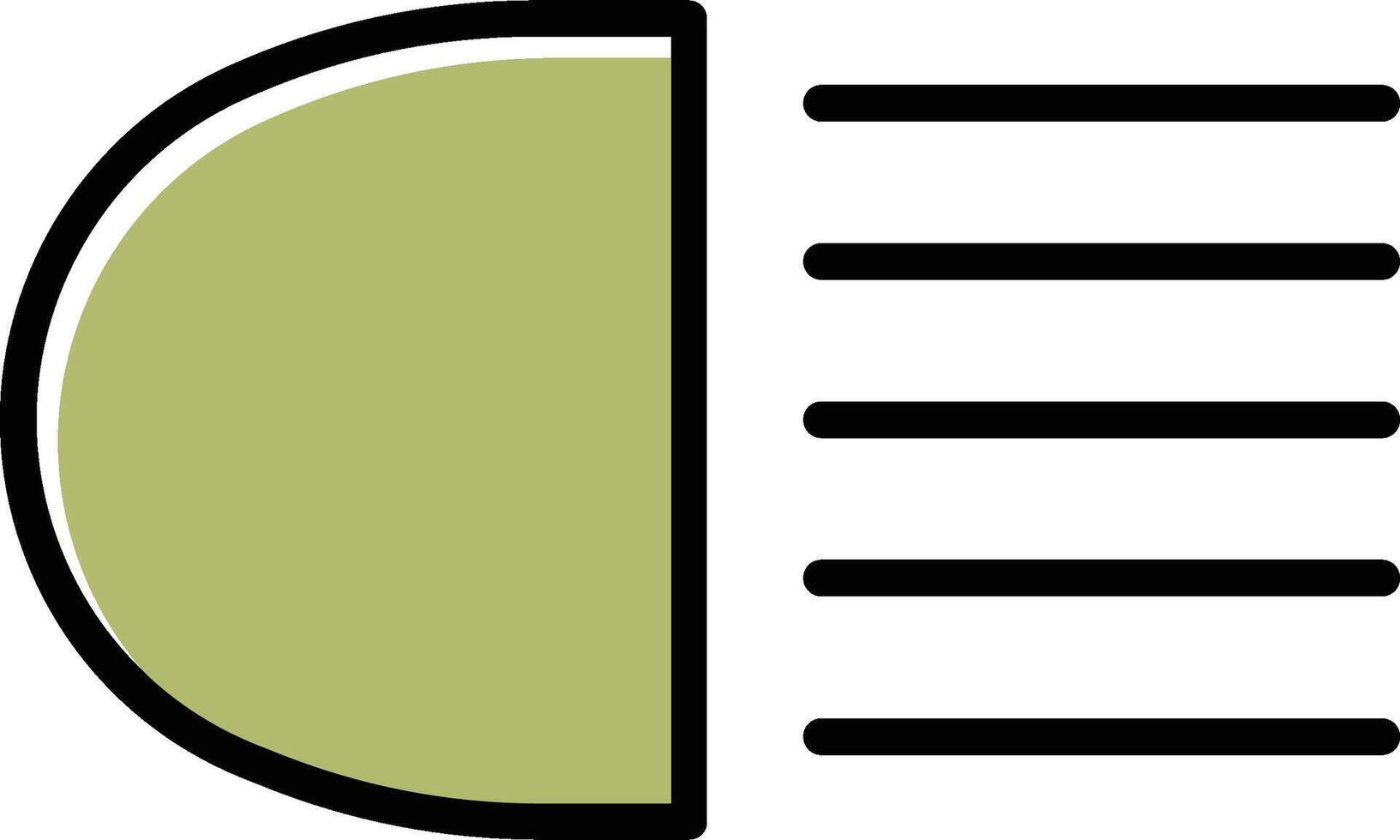 Headlight Vector Icon