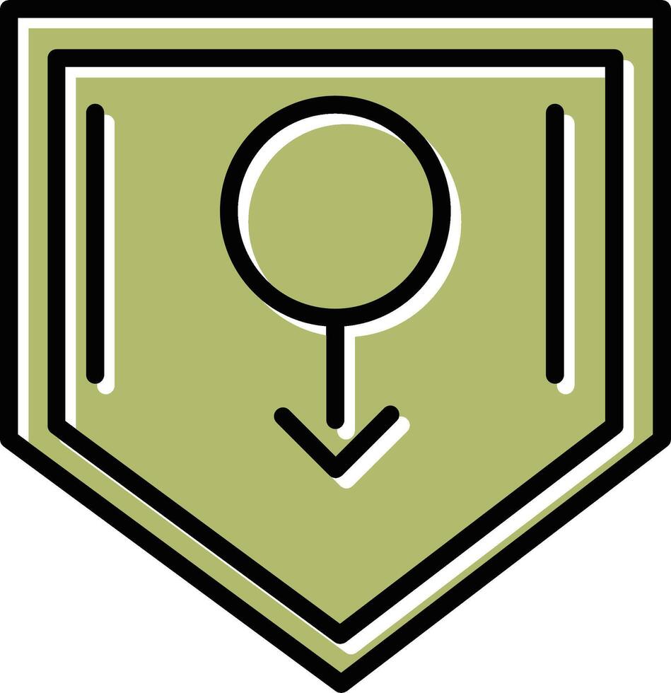 College Fraternity Vector Icon