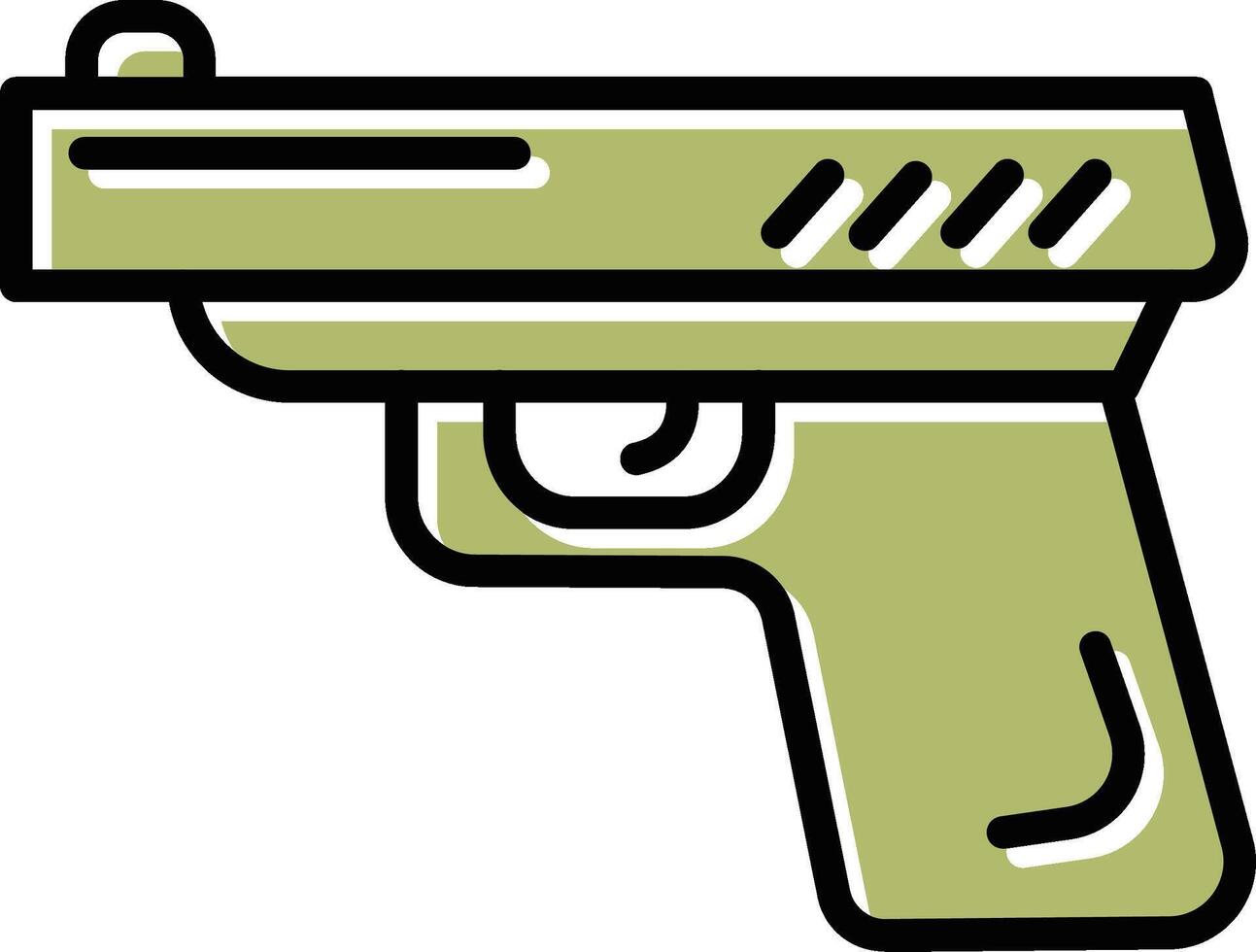 icono de vector de pistola